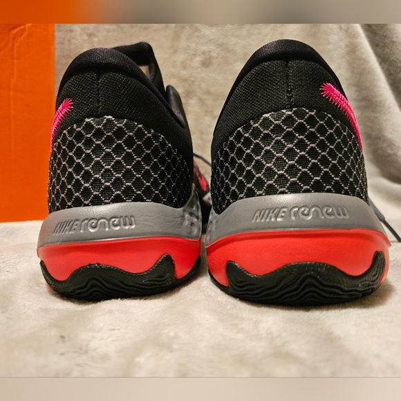Nike Renew Elevate 2 Black/Siren Red-Pink Prime Basketball Shoes Men's 9 NIB - Picture 5 of 15